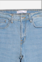 DENIM 5 TASCHE SLIM CELESTE